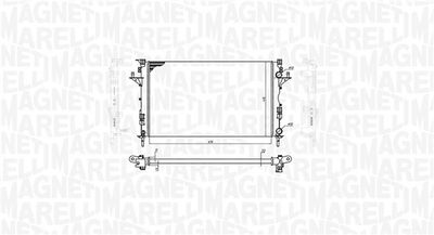 MAGNETI MARELLI Kühler, Motorkühlung