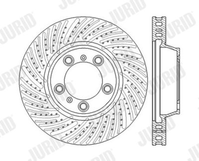 Bromsskiva JURID 562586JC-1