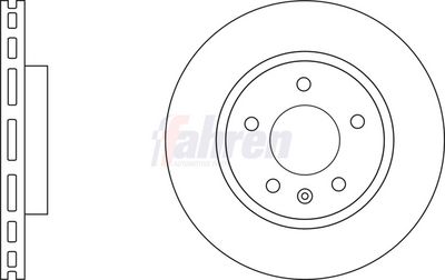 Fahren Brake Disc FBD6790