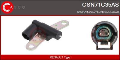 SENZOR IMPULSURI ARBORE COTIT CASCO CSN71C35AS