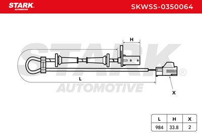 датчик, обороти на колелото STARK SKWSS-0350064