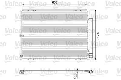 VALEO 810906 Радіатор кондиціонера для LEXUS (Лексус)