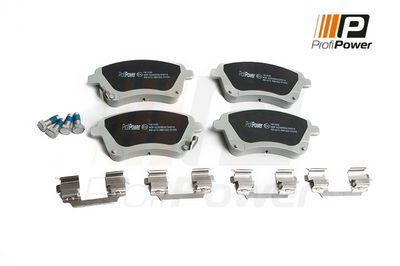 stabdžių trinkelių rinkinys, diskinis stabdys 1B1246 ProfiPower