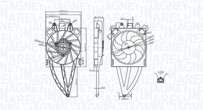 MAGNETI MARELLI Lüfter, Motorkühlung