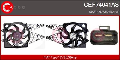 MOTOR ELECTRIC VENTILATOR CASCO CEF74041AS