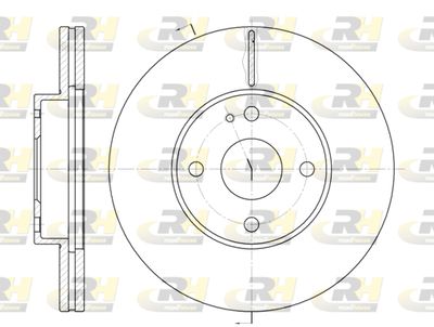 Тормозной диск ROADHOUSE 6184.10 для MAZDA MX-3