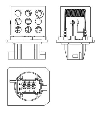 REZISTOR VENTILATOR HABITACLU