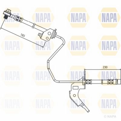 Brake Hose NAPA NBH1120