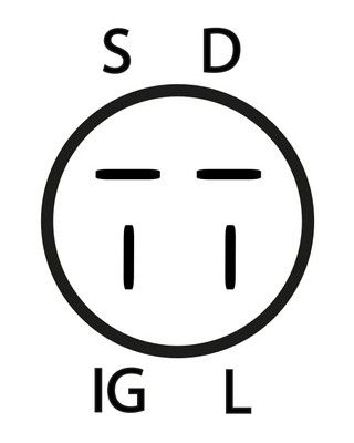 GENERATOR / ALTERNATOR LUCAS LRB00268 1