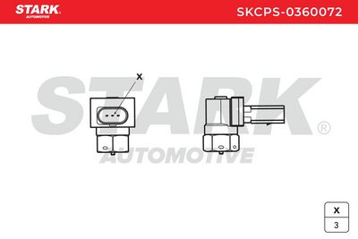 импулсен датчик, колянов вал STARK SKCPS-0360072