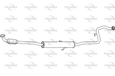 Katalizator FENNO 174100Y120