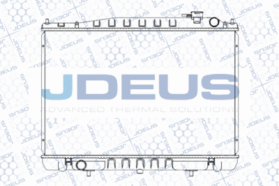 Радиатор, охлаждение двигателя JDEUS M-019053A для NISSAN PICK UP