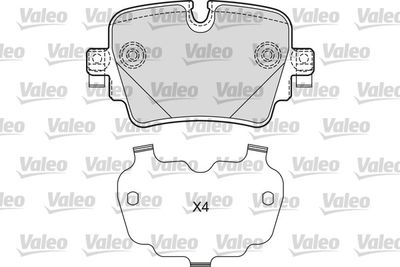 Комплект тормозных колодок, дисковый тормоз VALEO 601670 для JAGUAR F-TYPE