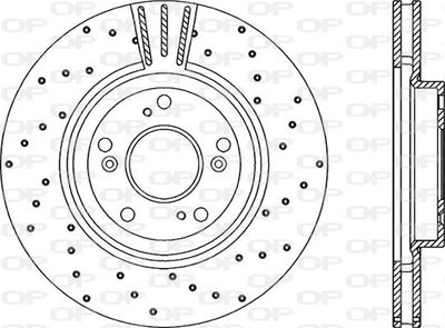 OPEN PARTS BDRS2209.25 Тормозные диски  для HONDA CIVIC (Хонда Цивик)