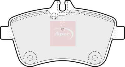 APEC Brake Pad Set, disc brake PAD1438