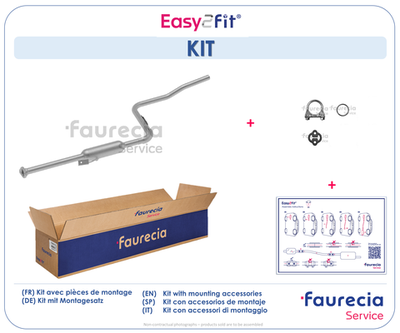 Предглушитель выхлопных газов Faurecia FS67138 для SUZUKI SWIFT