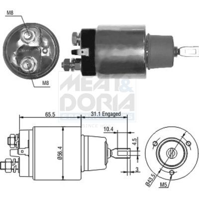 SOLENOID ELECTROMOTOR