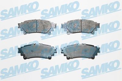 Комплект тормозных колодок, дисковый тормоз SAMKO 5SP1693 для TOYOTA MIRAI