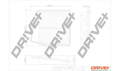 Dr!ve+ DP1110.10.0447 Воздушный фильтр  для ACURA TSX (Акура Цx)