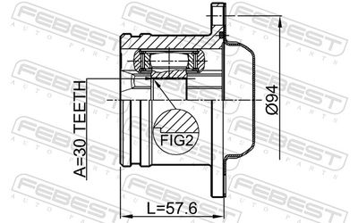 Joint Kit, drive shaft 1711-TT