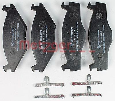 BREMSBELAGSATZ SCHEIBENBREMSE METZGER AUTOTEILE 1170103 1