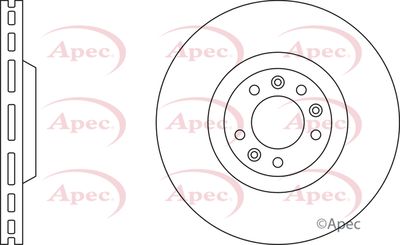 Brake Disc APEC DSK2184