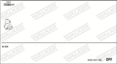 SISTEM DE ESAPAMENT WALKER ADK123115B