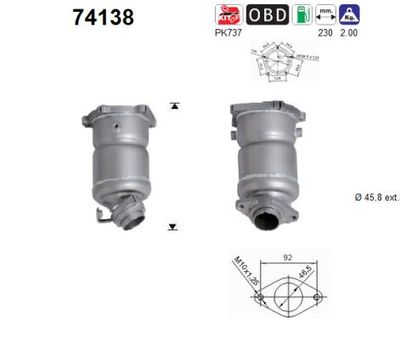 Katalizator AS B08A01F700