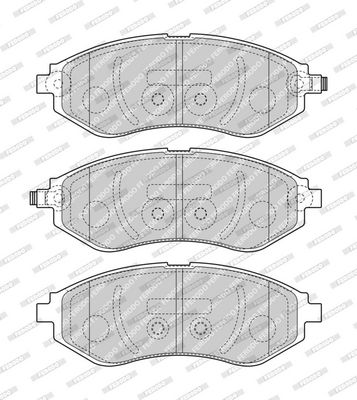 Remblokken set Voor , past: CHEVROLET AVEO / KALOS 1.2-1.6 05.03-