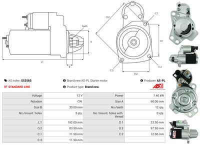 STARTER AS-PL S5256S 4