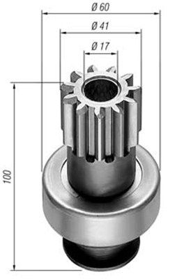 MAGNETI MARELLI Krumpliaratis, starteris