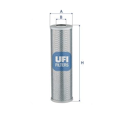 Hydraulisch filter (patroon) past: AEBI 2500, 5000  AHLMANN AS11, AS11S, AS14  BAOLI CPCD40  BOBCAT AL350, AL440  CATERPILLAR D350E, D400D, D400E  GC POWER FD2035  KOMATSU PW65-3, WA 100M-6, WA 65-3