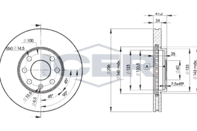 спирачен диск ICER 78BD7879-2