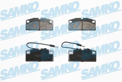 Комплект тормозных колодок, дисковый тормоз SAMKO 5SP1649 для AIXAM 500