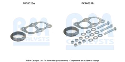 Монтажен комплект, изпускателна тръба BM Catalysts FK70025