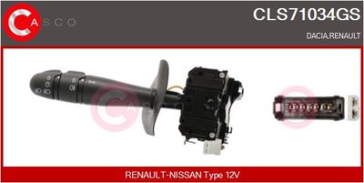 Spínač řízení CASCO CLS71034GS