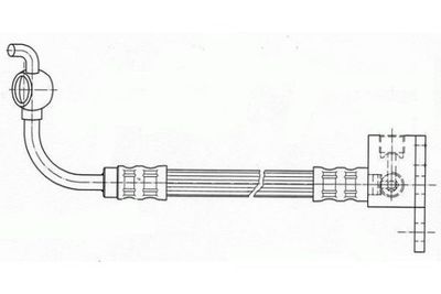 Тормозной шланг NIPPARTS N3743000 для MAZDA MX-5