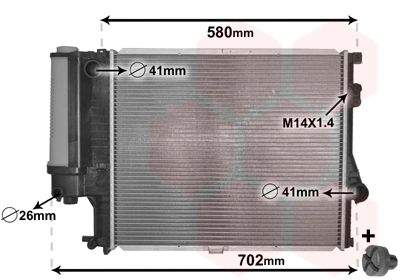 VAN WEZEL 06002186 Крышка радиатора  для BMW 5 (Бмв 5)