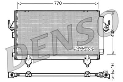 DENSO DCN50031 Радиатор кондиционера  для TOYOTA RAV 4 (Тойота Рав 4)