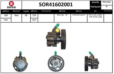 POMPA HIDRAULICA SISTEM DE DIRECTIE EAI SOR41602001