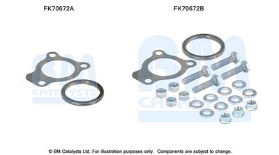 Монтажен комплект, изпускателна тръба BM Catalysts FK70672