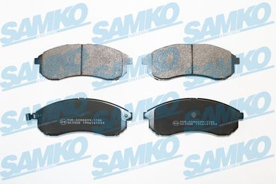 Комплект тормозных колодок, дисковый тормоз SAMKO 5SP1334 для MITSUBISHI L200