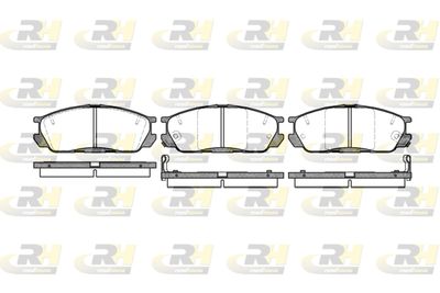 Комплект тормозных колодок, дисковый тормоз ROADHOUSE 2398.02 для MAZDA 929