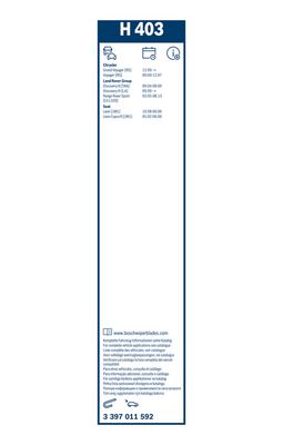WISCHBLATT BOSCH 3397011592 5