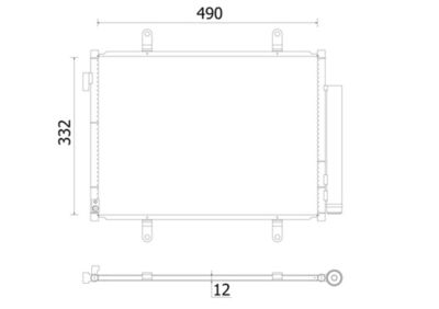 Condensor, airconditioning - AC931000S - MAHLE