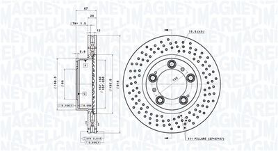 спирачен диск MAGNETI MARELLI 360406182701