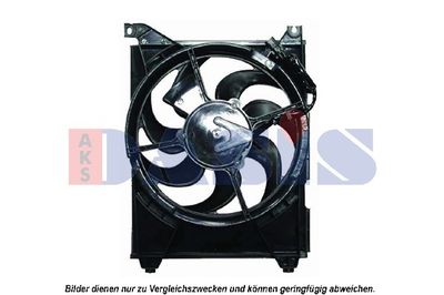 Вентилятор, охлаждение двигателя AKS DASIS 568025N для HYUNDAI ATOS