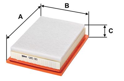 LUFTFILTER VALEO 585110 0