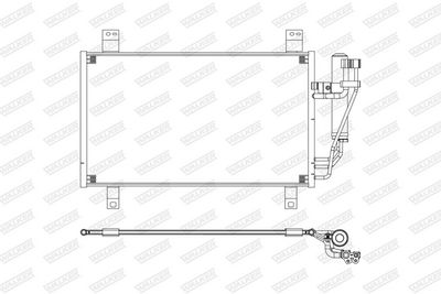 KONDENSATOR KLIMAANLAGE WALKER WCD00355 7