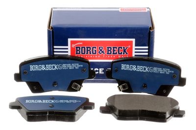 комплект спирачно феродо, дискови спирачки BORG & BECK BBP2680